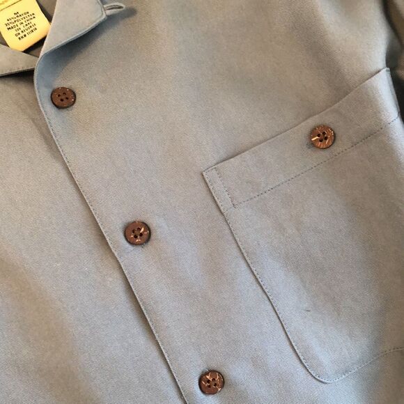 Joe Marlin Original Outfitters Long Sleeve Shirt Size M NWT Heathered Jade - Picture 6 of 6